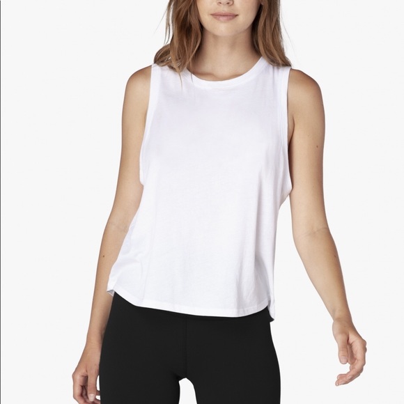 beyond yoga balanced muscle tank